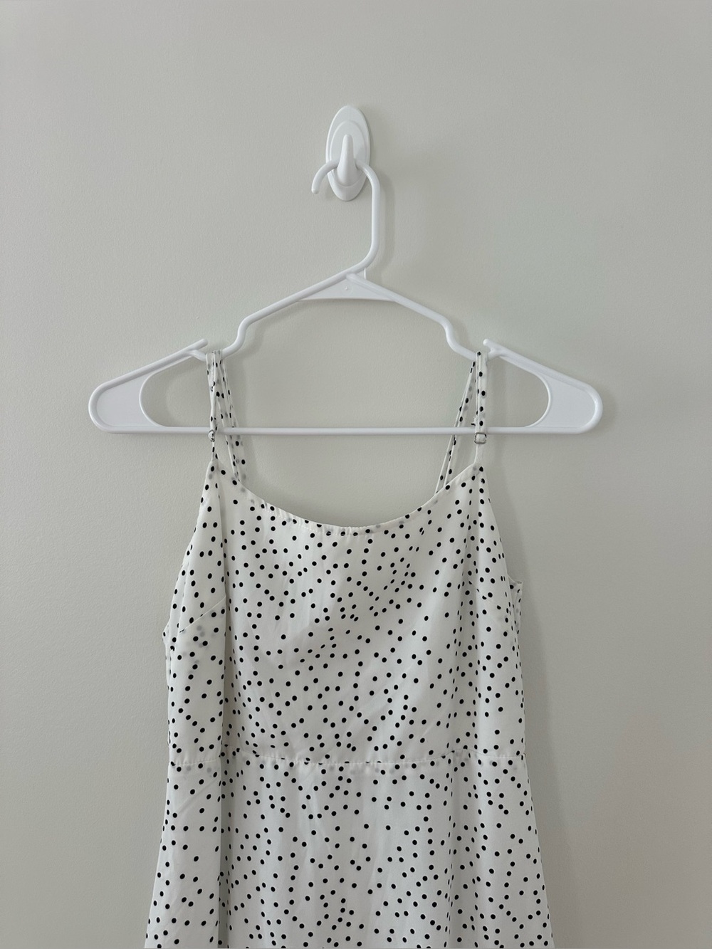Women's Polka Dot Spaghetti Strap Maxi Dress